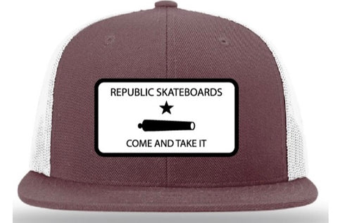 Maroon/White Republic SnapBack