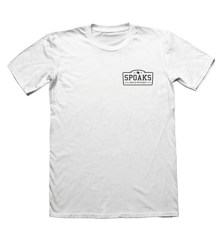 SPOAKS CLASSIC WHITE T SHIRT