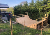 CUSTOM HALFPIPE SKATE RAMP